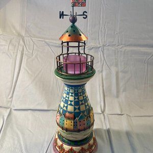 Jim Shore A Beacon to Light the Way Candleholder Lighthouse 4118739